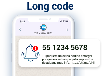 SMS Long code