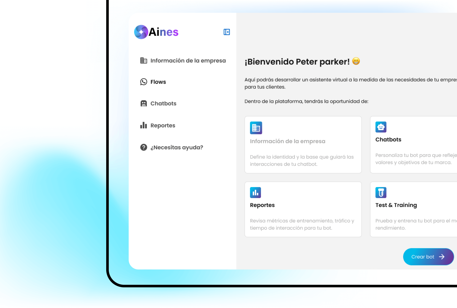 Aines Dashboard - AI Agents