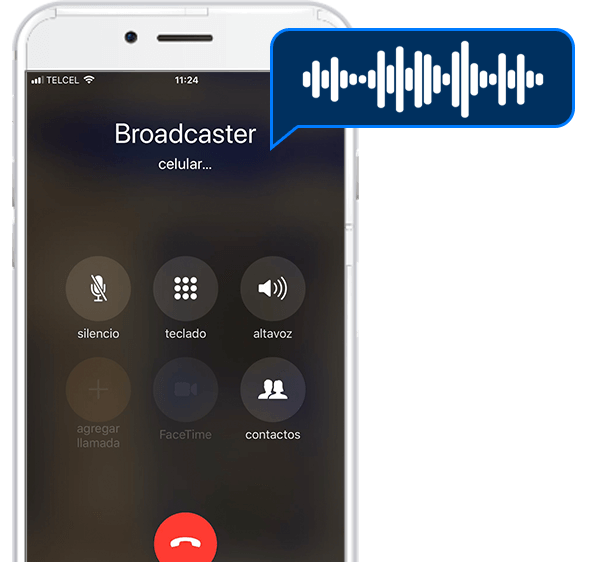 Automatically and effectively distribute pre-recorded and personalized calls to your contact database through Broadcaster.